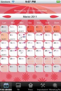 Calendario fertilità per donne (iphone, android)