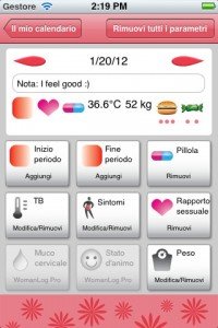 Calendario fertilità per donne (iphone, android)