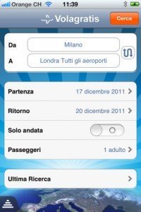 Offerte voli low cost, app per iPhone, Android