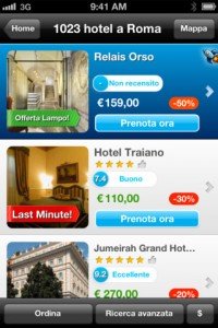 Booking.com Tonight - Cerca hotel last minute vicini (iphone, ipad)