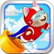 Cannon Cat - Lancia il gatto e salva i pesci volanti, gioco per iPhone