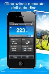 runtastic Altimetro PRO- App per la misurazione online dell'altitudine